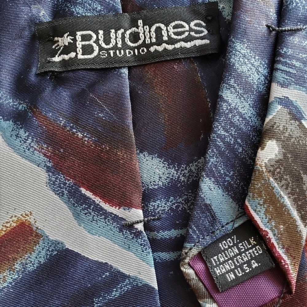 Vintage Burdines Silk Tie